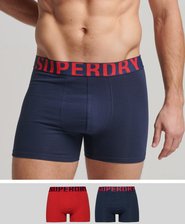 Organic Cotton Boxer Dual Logo Double Pack