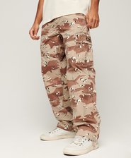 Pantalon cargo baggy en coton biologique