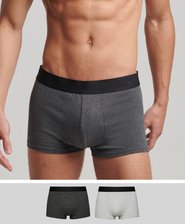 Duopak offset boxers van biologisch katoen