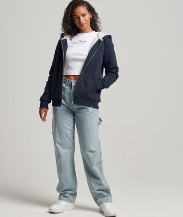 Essential Borg Lined Zip Hoodie Image 6