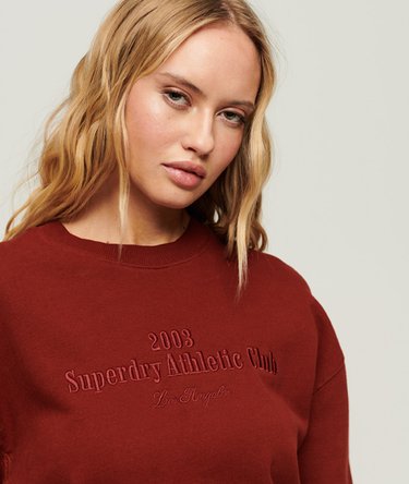 Oversized Code Athletic Club sweatshirt met ronde hals Image 2