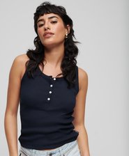 Button Down Vest Top