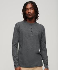 Vintage Logo Embroidered Half Button Top