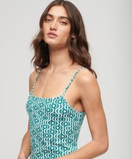 Printed Cami Jersey Mini Dress