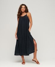 Vintage Long Halter Cami Dress