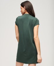 Short Sleeve A-line Mini Dress