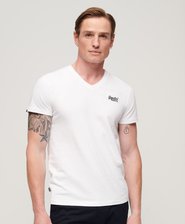 Organic Cotton Essential Logo V Neck T-Shirt