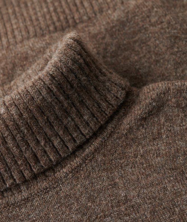 Brushed Roll Neck Jumper