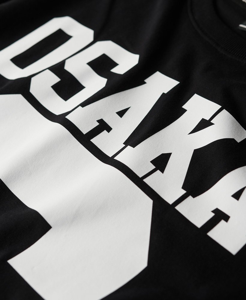 mens Osaka Logo Loose T-Shirt in Black | Superdry US