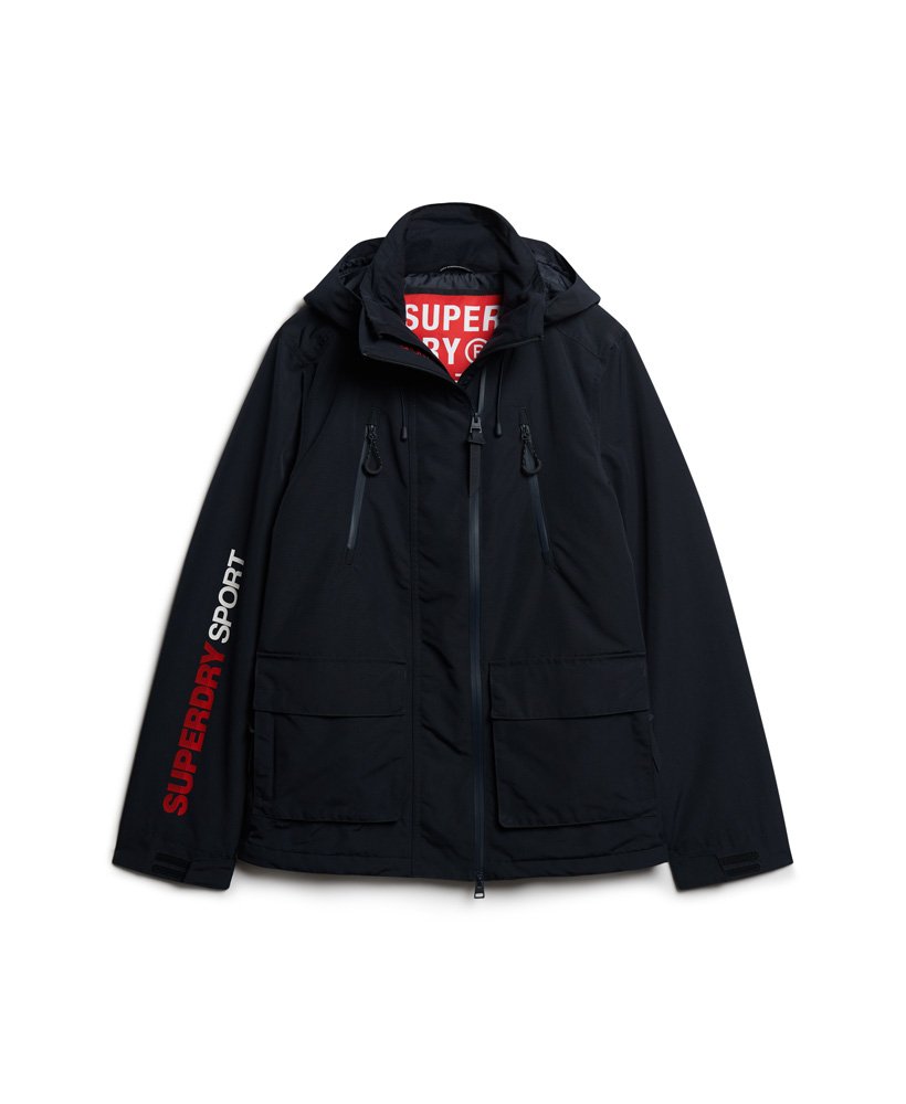 mens Hooded Ultimate SD Windbreaker Jacket in Eclipse Navy