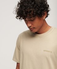 Overdyed Logo T-shirt met losse pasvorm