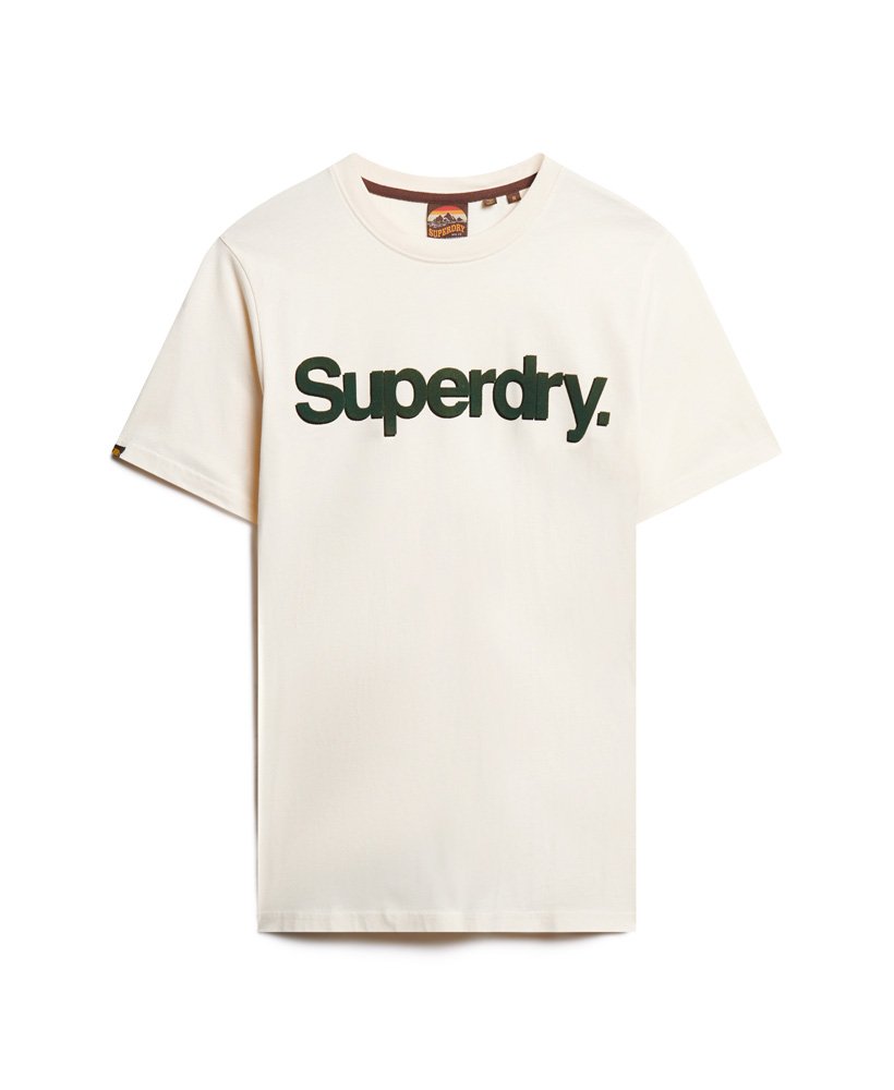 Superdry★クラシック ロゴ☆コットン☆メンズＴシャツ Superdry Mens T-Shirt Core Logo Tag Tee in Academy Grey