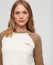 Essential Logo Long Sleeve Baseball Top
