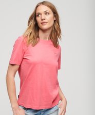 Organic Cotton Vintage Logo Embroidered T-Shirt