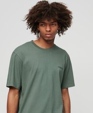 Locker geschnittenes, überfärbtes T-Shirt mit Logo