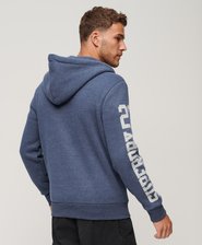 Athletic College Graphic Zip Hoodie