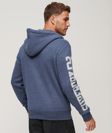 Athletic College Graphic Zip Hoodie Image 2