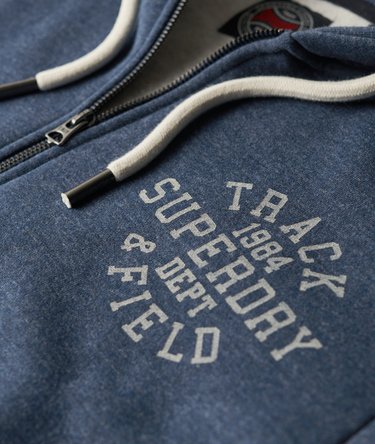 Athletic College Graphic Zip Hoodie Image 4