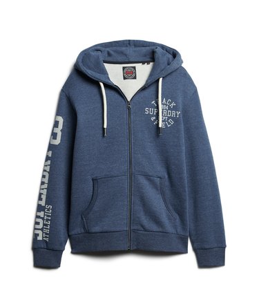 Athletic College Graphic Zip Hoodie Image 6