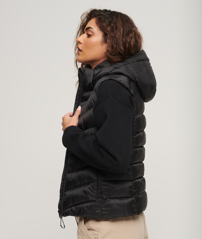 Fuji Steppweste mit Kapuze