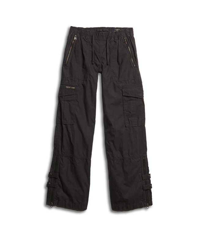 Low Rise Wide Leg Cargo Pants