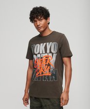 Camiseta fotográfica con logo Skate