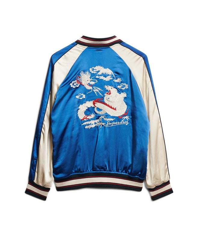 Cazadora bómber con bordado Sukajan