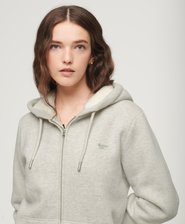 Essential Borg Lined Zip Hoodie