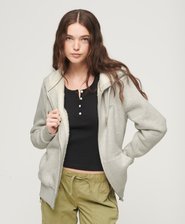 Essential Borg Lined Zip Hoodie