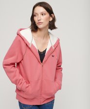Essential Borg Lined Zip Hoodie