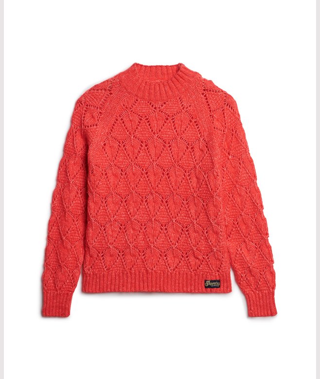 Pointelle Knit Jumper