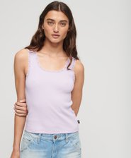 Athletic Essentials Vintage Lace Trim Vest Top