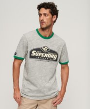 Core Logo American Classic T-shirt met contrasterende biezen