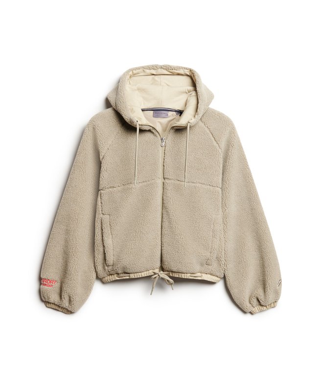 ABYOVRT Dames Hoodie Jas, Oversized Fleece Jas, Winter Pluche Jas, Lange Mouwen Winter Jas, Lange Warme Cardigan, Hoodie Sweatshirt, Cardigan, Hoodie Jas, Winter Jas met Zakken, S-XXL, Kaki, L