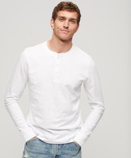 Long Sleeve Jersey Henley Top
