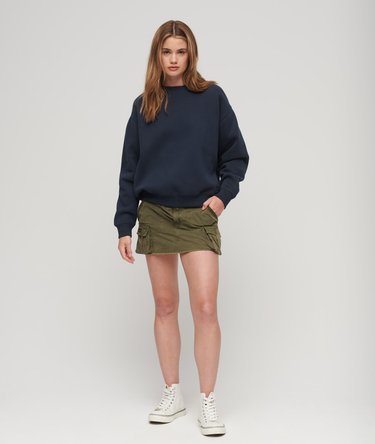 Essential Logo Relaxed Fit Sweatshirt Image 3