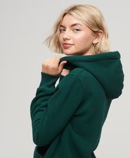 Core Logo Hoodie in Metallic-Optik