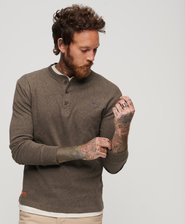 Vintage Logo Embroidered Half Button Top