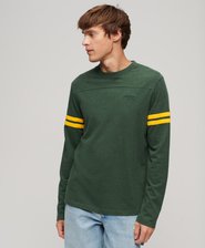 Essential Logo Varsity Long Sleeve Top
