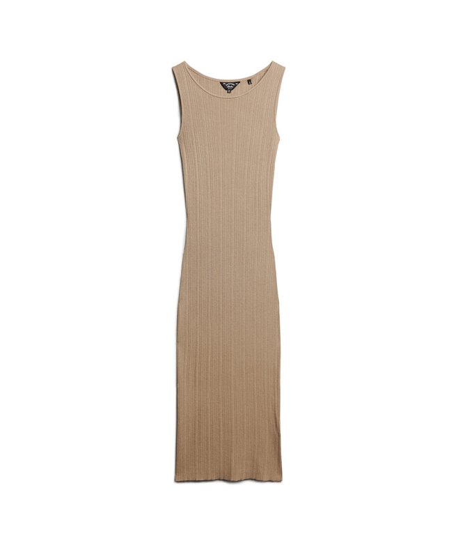 Backless Knitted Midi Dress