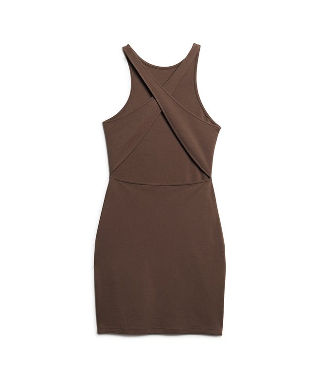 Cross Back Mini Bodycon Dress