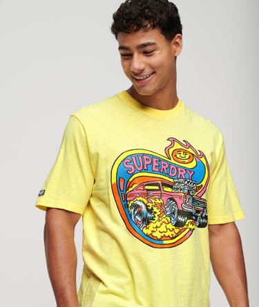 Motor Retro Graphic T-Shirt Image 2