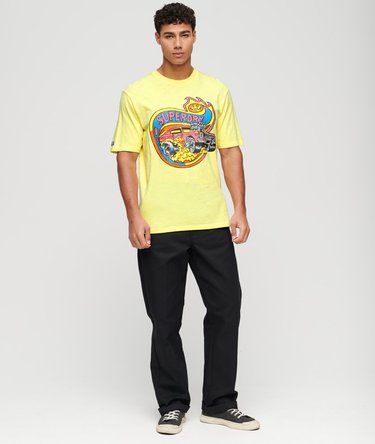 Motor Retro Graphic T-Shirt Image 5