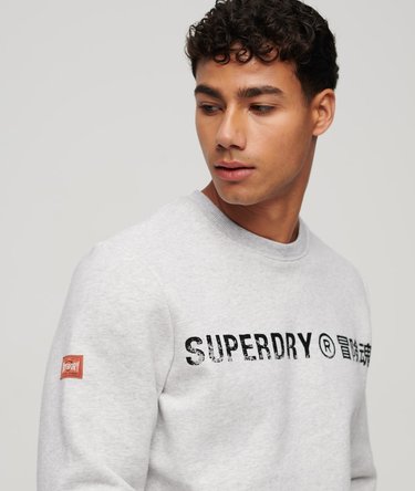 Workwear-Sweatshirt mit Rundhalsausschnitt und Vintage-Logo Image 2