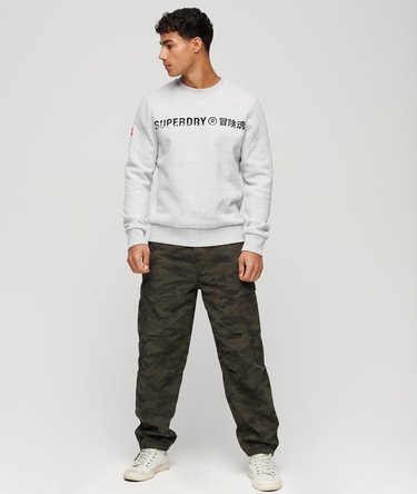 Workwear-Sweatshirt mit Rundhalsausschnitt und Vintage-Logo Image 5