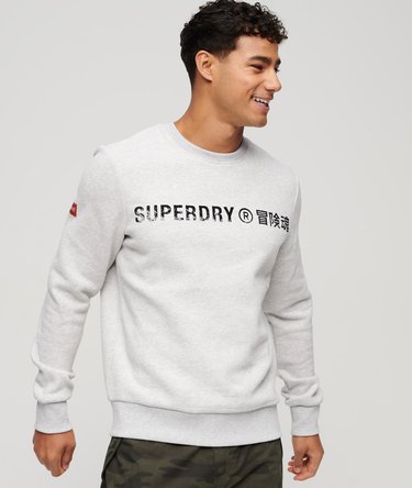 Workwear-Sweatshirt mit Rundhalsausschnitt und Vintage-Logo Image 1