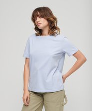 Organic Cotton Vintage Logo Embroidered T-Shirt