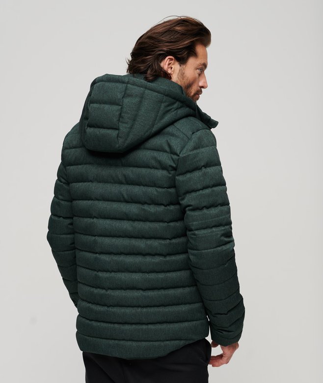 Hooded Fuji Herringbone Jacket
