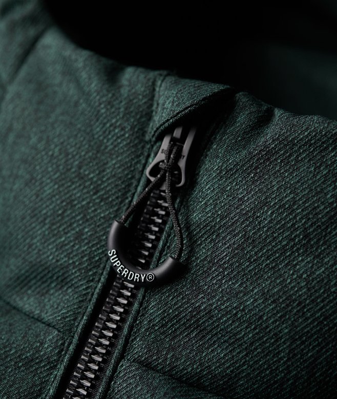 Hooded Fuji Herringbone Jacket