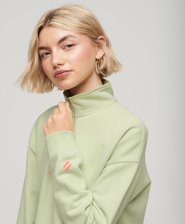 Sportswear Logo Boxy Half Zip Sweatshirt